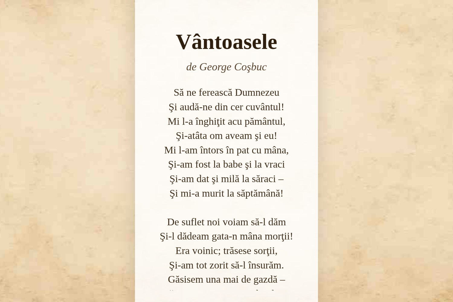 Vântoasele