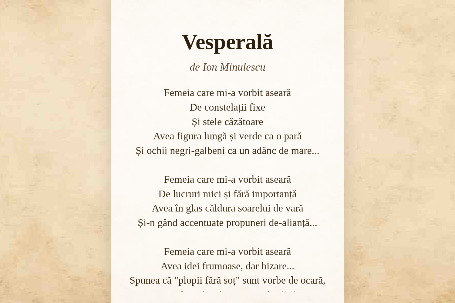 Vesperală