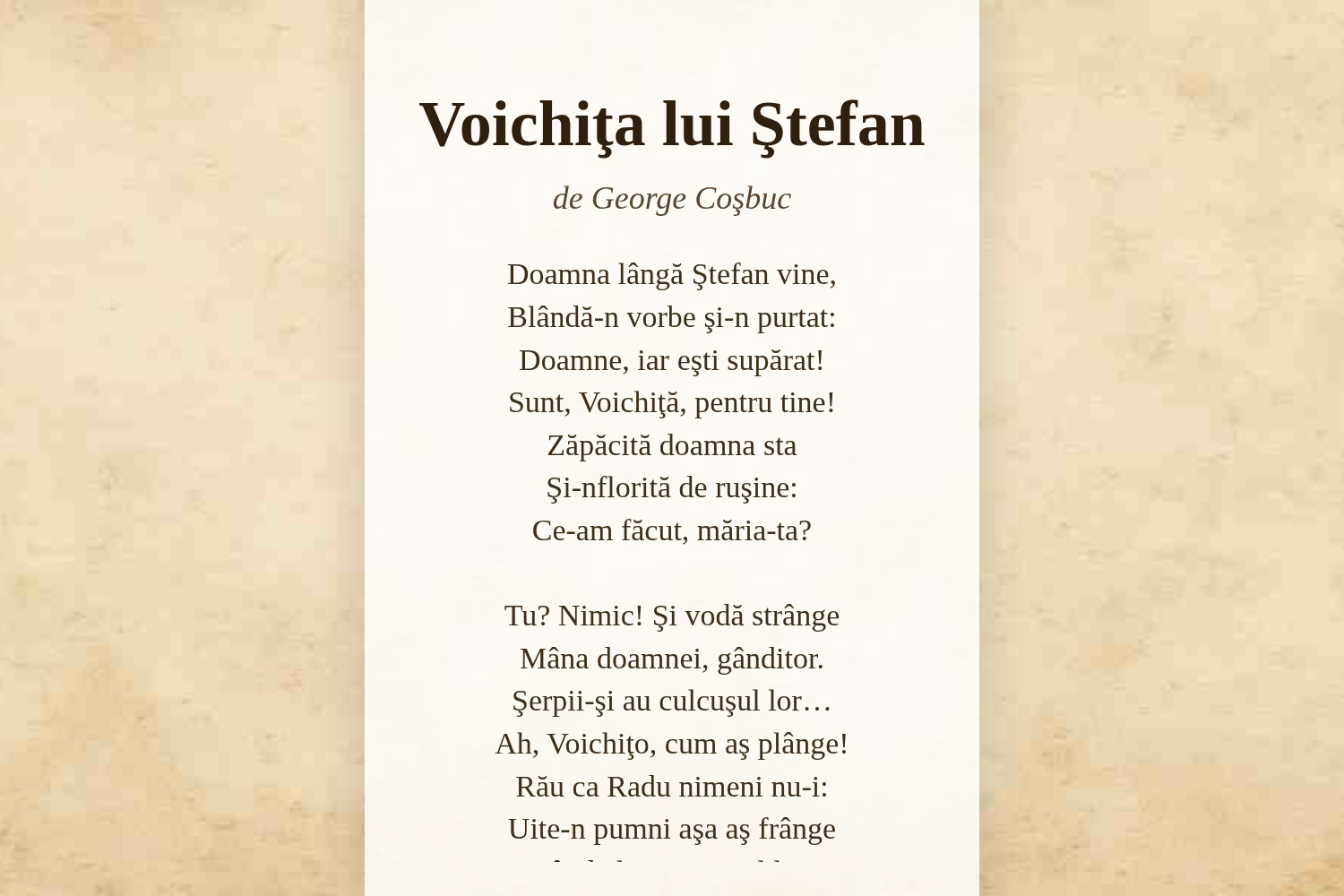 Voichiţa lui Ştefan