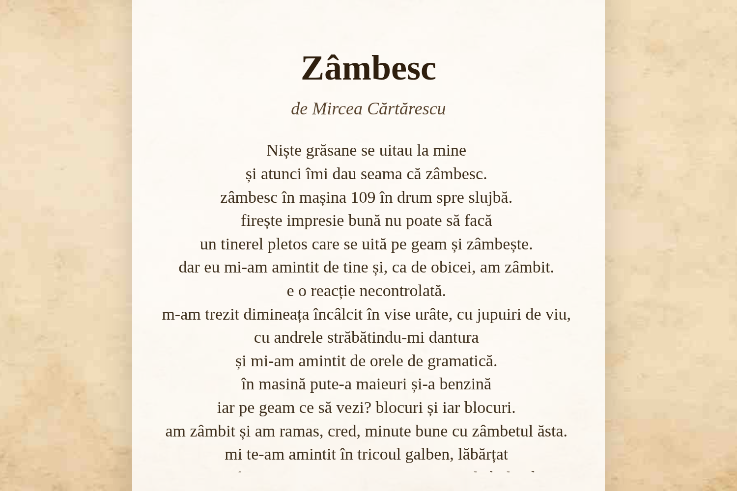 Zâmbesc