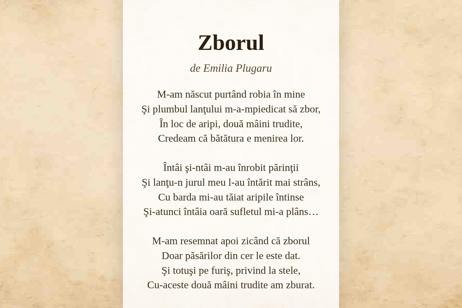Zborul